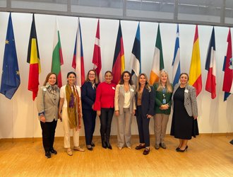 The KAGİDER delegation conducted its inaugural visit to Maria Helena de Felipe Lehtonen, Vice President responsible for External Relations at the EU Economic and Social Committee (EESC).
