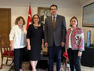 T.C. Tunus Büyükelçisi Sayın Çağlar Fahri Çakıralp’i Makamlarında Ziyaret Edildi