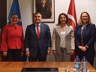 KAGİDER Heyeti, Türkiye Cumhuriyeti Daimî Temsilcisi, Büyükelçi Faruk Kaymakçı ile Bir Araya Geldi