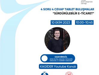 KAGİDER'in "4 Soru 4 Cevap Tablet Buluşmaları"  Heyecan Verici Anlatımıyla Kaan Bingöl İle Gerçekleştirildi!