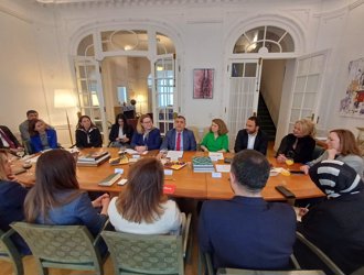 KAGİDER Heyeti TÜSİAD Ev Sahipliğinde Brüksel'deki Sivil Toplum ve İş Dünyasından Paydaşlarla Yuvarlak Masa Toplantısında Bir Araya Geldi.