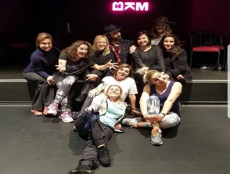 We were at the stage with the play “Duyanlar Olsun” at BKM