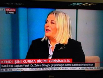KAGİDER Bşk. Yrd. Dr. Zehra Güngör TRT Haber konuğu oldu 